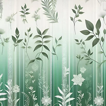 Artwork thumbnail, Elegant Botanical Pattern by InsightA