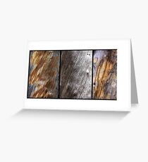 Wood Art Greeting Card