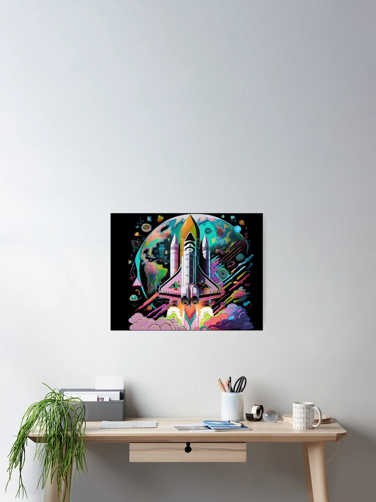 Thumbnail 2 of 3, Poster, Space - Raloel  designed and sold by Raloel Art.