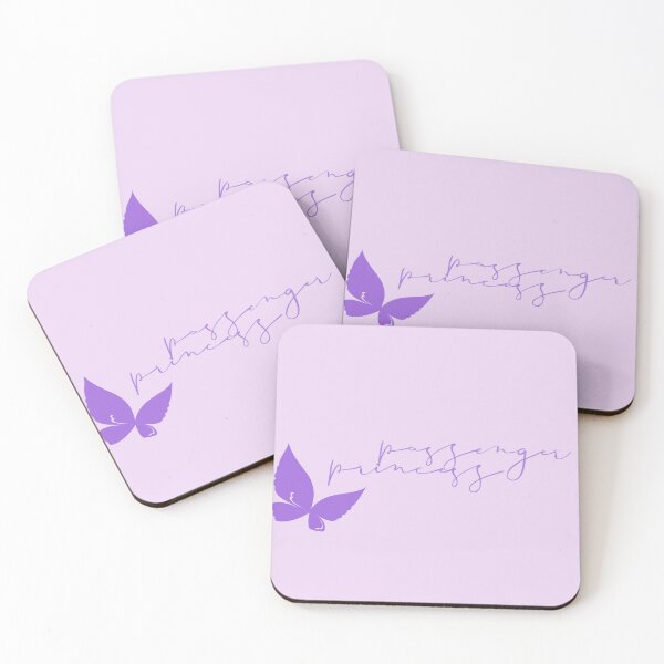 Item preview, Purple Passenger Princess Sticker with Butterfly designed and sold by tinyindiangirl.