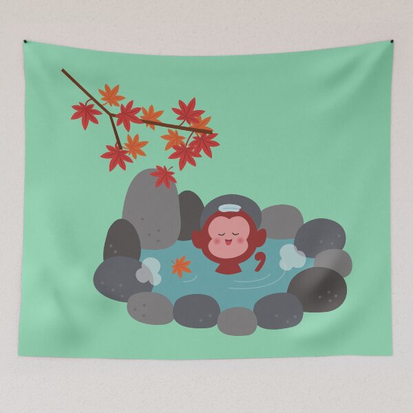 Item preview, Hot Tub Monkey Zen – Soak, Smile, Repeat! designed and sold by Happy Doodle Club.