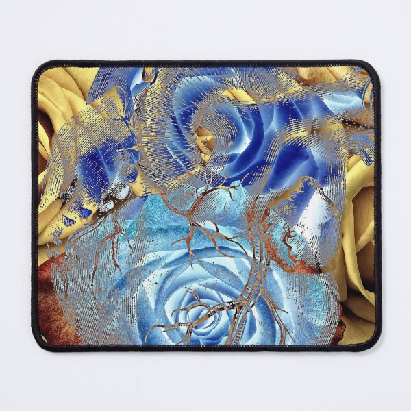 Item preview, Blue Rose Cracked heart designed and sold by AlquemieArts.