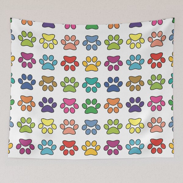 Item preview, Cute Colorful Paw Pattern designed and sold by MoePark.