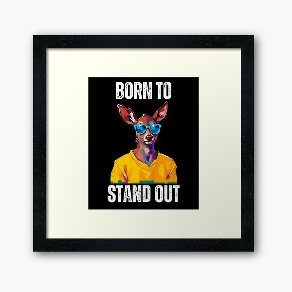 Item preview, Urban Deer Portrait – Born to Stand Out designed and sold by Dino-Lune.