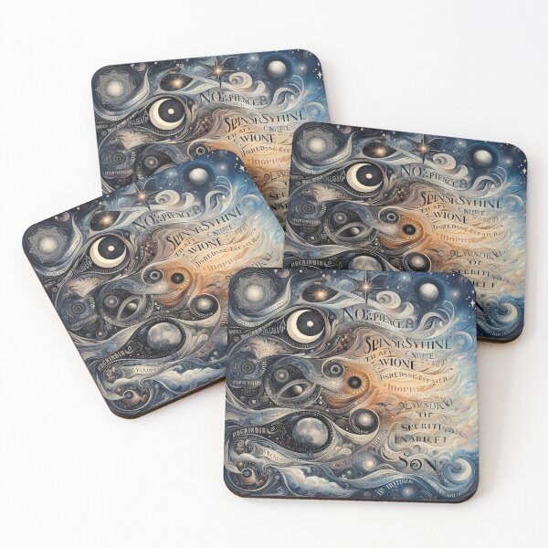 Item preview, Cosmic Dreams: Surreal Galaxy Typography Art designed and sold by Istyak7.