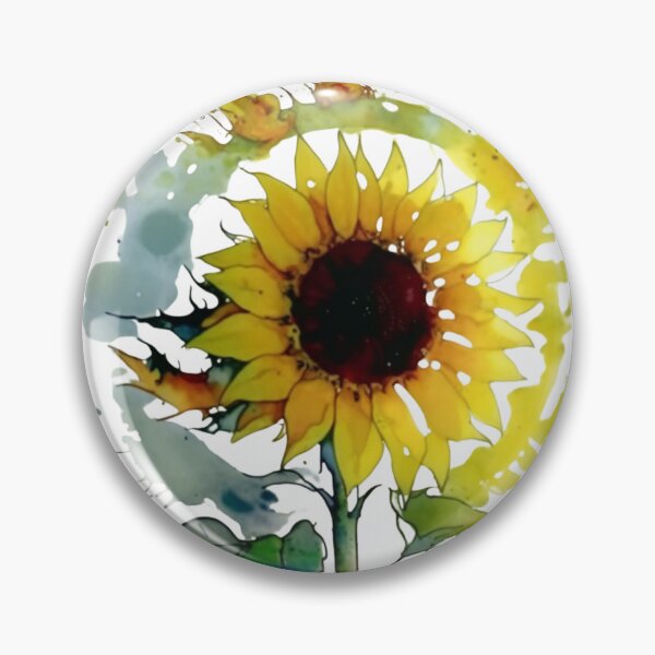 Item preview, Sunflower Power: Vibrant Watercolor Bloom designed and sold by bvdesignart.
