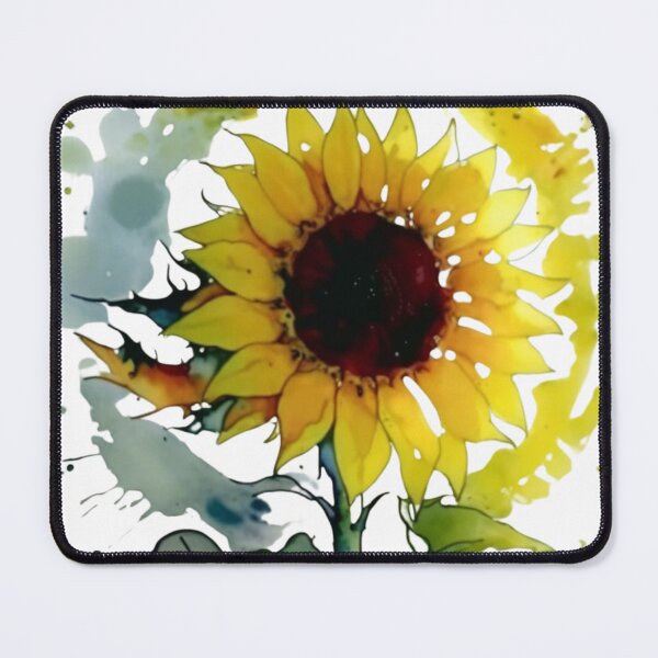 Artikelvorschau, Sonnenblumenkraft: Lebendige Aquarellblüte entworfen und verkauft von bvdesignart.
