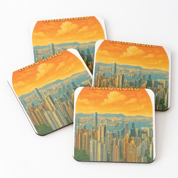 Item preview,  Sunset Over Victoria Peak and Hong Kong Skyline designed and sold by Places On Earth.