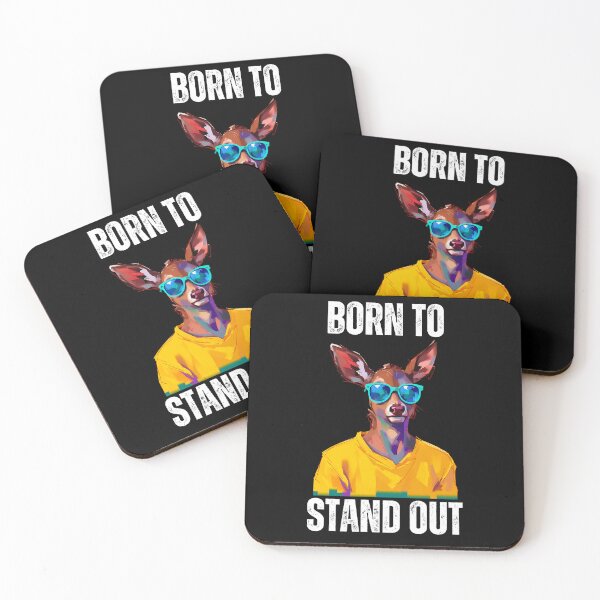 Item preview, Urban Deer Portrait – Born to Stand Out designed and sold by Dino-Lune.