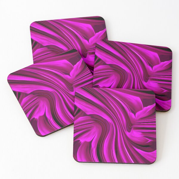 Item preview, The Abstract Fuchsia Leaves of Autumn designed and sold by fatenanwar.