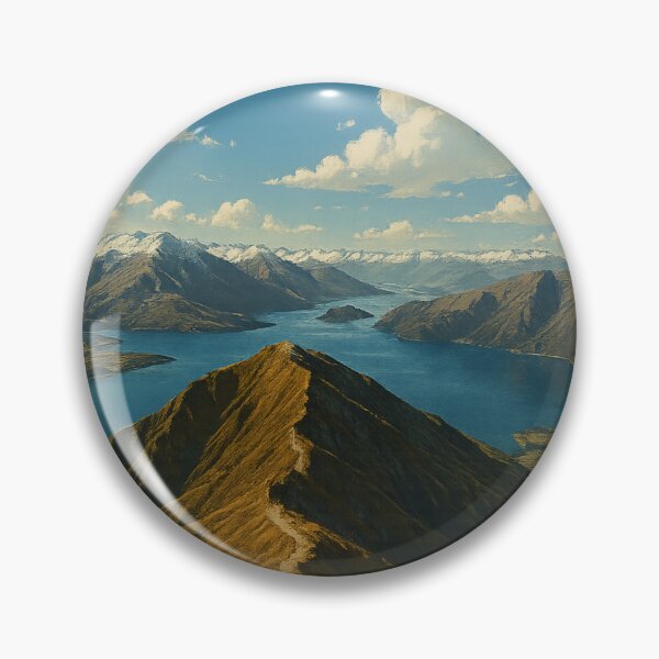 Item preview, Roy's Peak Ridgeline and Lake Wanaka Panorama designed and sold by Places On Earth.