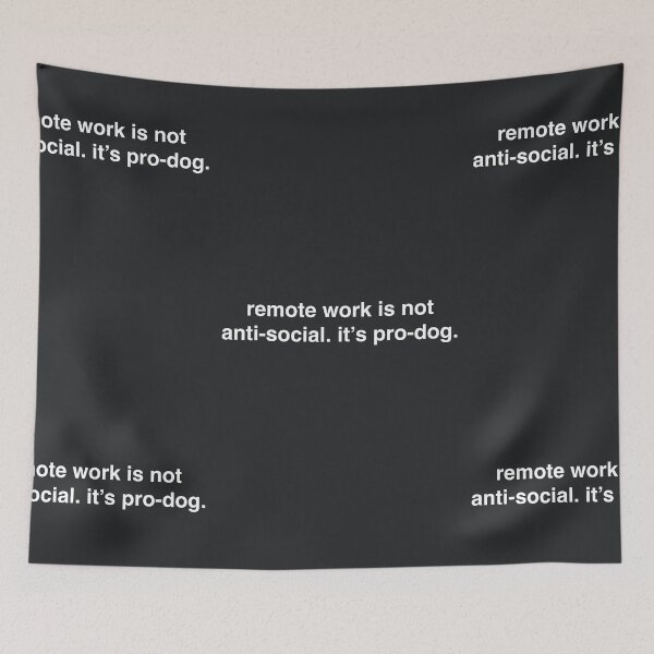 Item preview, REMOTE WORK PRO DOG FUNNY WORK FROM HOME SHIRT designed and sold by aydapadi.