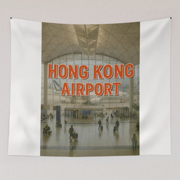 Item preview, Hong Kong International Airport Terminal View designed and sold by Places On Earth.