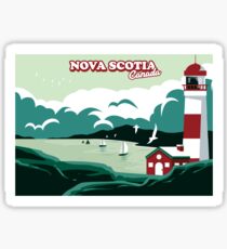 Nova Scotia Postcard Sticker