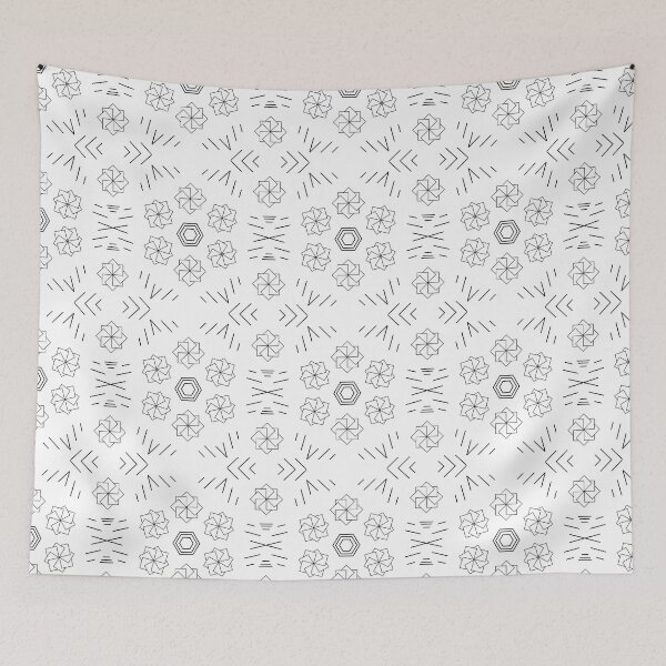 Item preview, Retro Art Deco Geometric Pattern 24.084.3 designed and sold by Space & Care - Art Deco GeoMetrica.