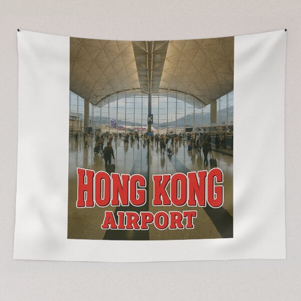 Item preview, Hong Kong Airport Departures Hall at Chek Lap Kok designed and sold by Places On Earth.