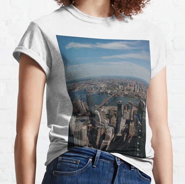 Manhattan, #Manhattan, New York, #NewYork, NYC, #NYC, New York City, #NewYorkCity Classic T-Shirt