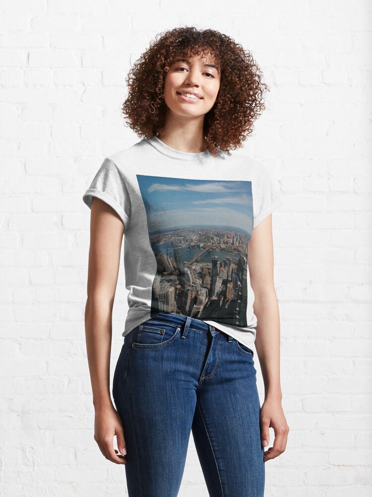 Alternate view of Manhattan, #Manhattan, New York, #NewYork, NYC, #NYC, New York City, #NewYorkCity Classic T-Shirt