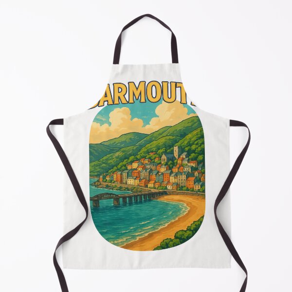 Item preview, Coastal Townscape of Barmouth, Gwynedd Wales designed and sold by Places On Earth.