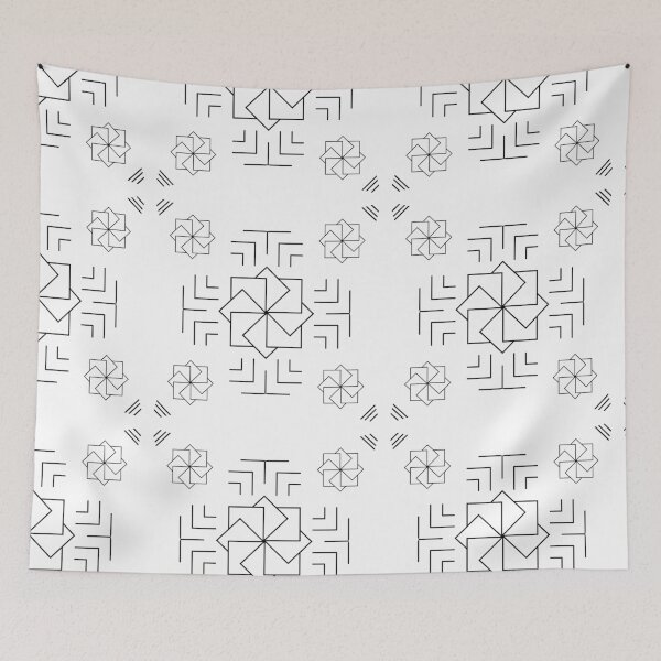 Item preview, Retro Art Deco Geometric Pattern 24.084.5 designed and sold by Space & Care - Art Deco GeoMetrica.