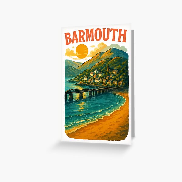 Item preview, Sunset Over Barmouth and the Mawddach Estuary, Wales designed and sold by Places On Earth.