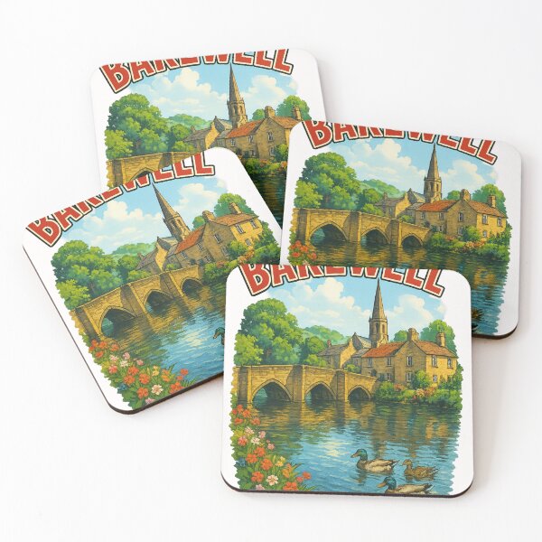 Item preview, Bakewell Riverside and Church, Peak District England designed and sold by Places On Earth.