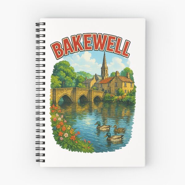 Item preview, Bakewell Riverside and Church, Peak District England designed and sold by Places On Earth.
