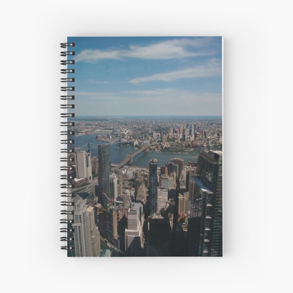 Manhattan, #Manhattan, New York, #NewYork, NYC, #NYC, New York City, #NewYorkCity Spiral Notebook