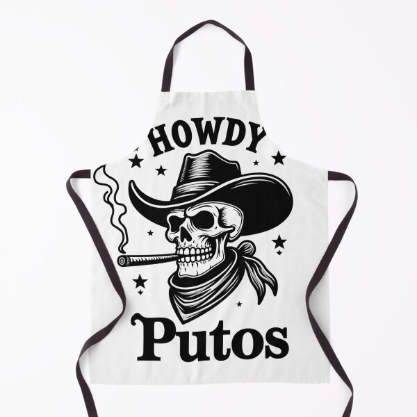 Item preview, Howdy Putos Skull Cowboy Smoking Western Design designed and sold by haitrieuic96.
