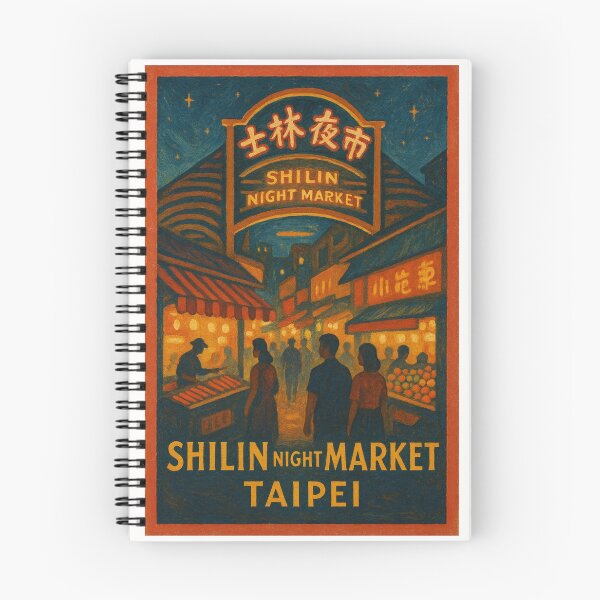 Item preview, Shilin Night Market Entrance, Taipei Taiwan designed and sold by Places On Earth.