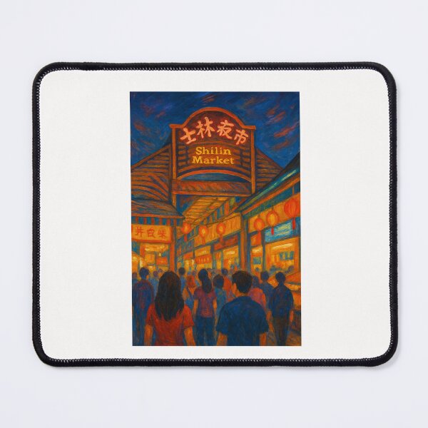 Item preview, Crowd at Shilin Market, Taipei’s Famous Night Bazaar designed and sold by Places On Earth.