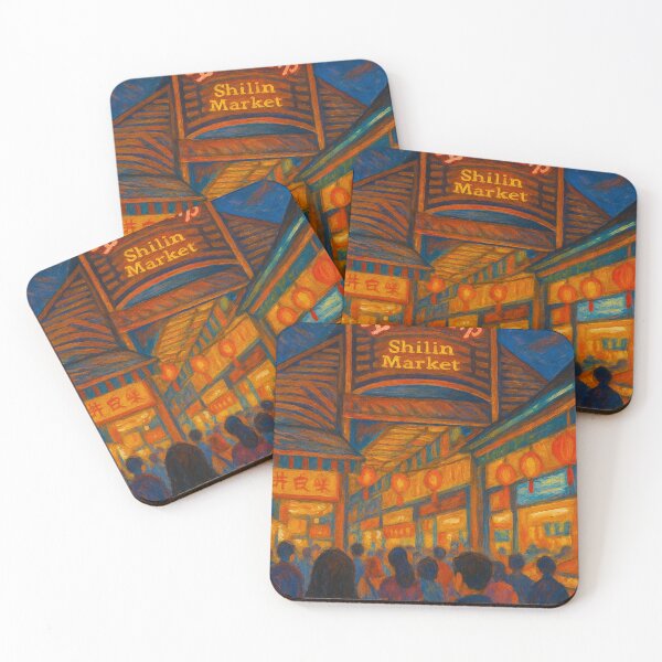 Item preview, Crowd at Shilin Market, Taipei’s Famous Night Bazaar designed and sold by Places On Earth.