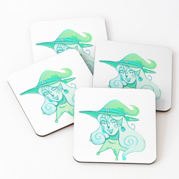 Item preview, Colorful Cute Witch (original character art) designed and sold by BerylRivkah.