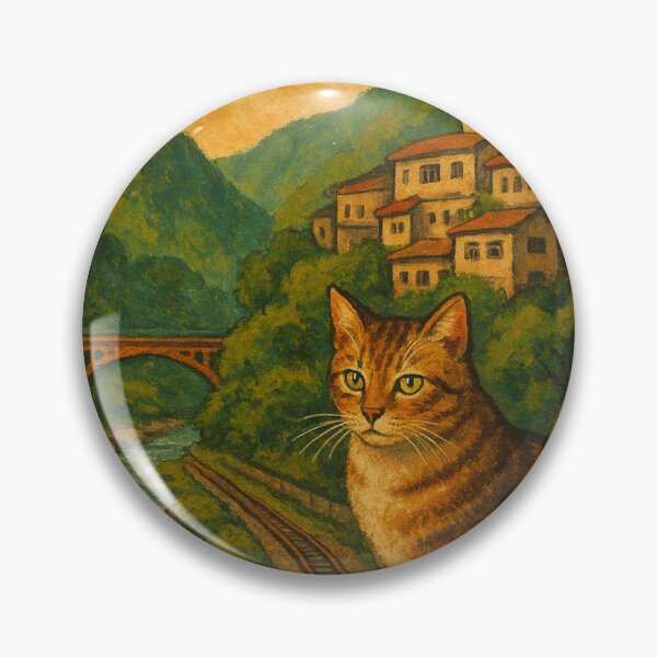 Item preview, Houtong Cat Village Railway and Mountains, Taiwan designed and sold by Places On Earth.