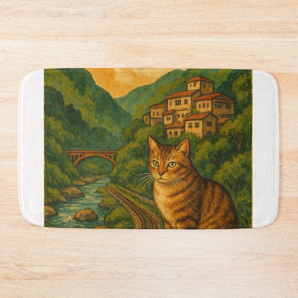Item preview, Houtong Cat Village Railway and Mountains, Taiwan designed and sold by Places On Earth.