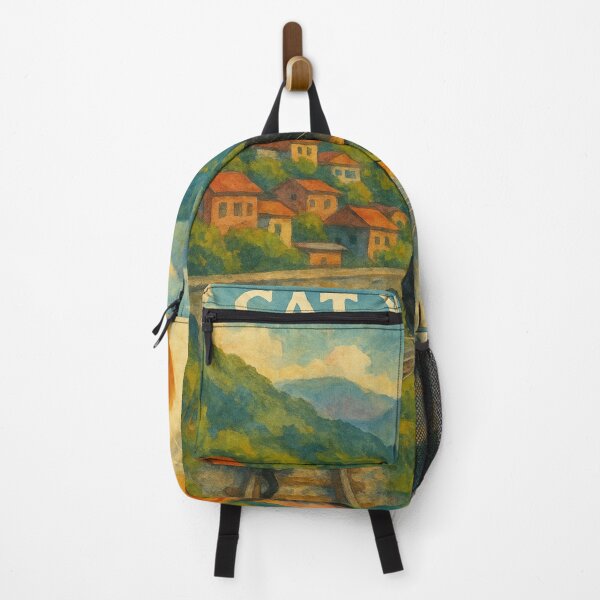 Item preview, Calico Cats and Mountain Views at Houtong Village, Taiwan designed and sold by Places On Earth.