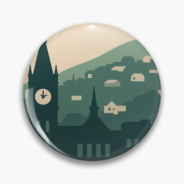 Item preview, Dunedin City Skyline and Clock Tower, New Zealand designed and sold by Places On Earth.