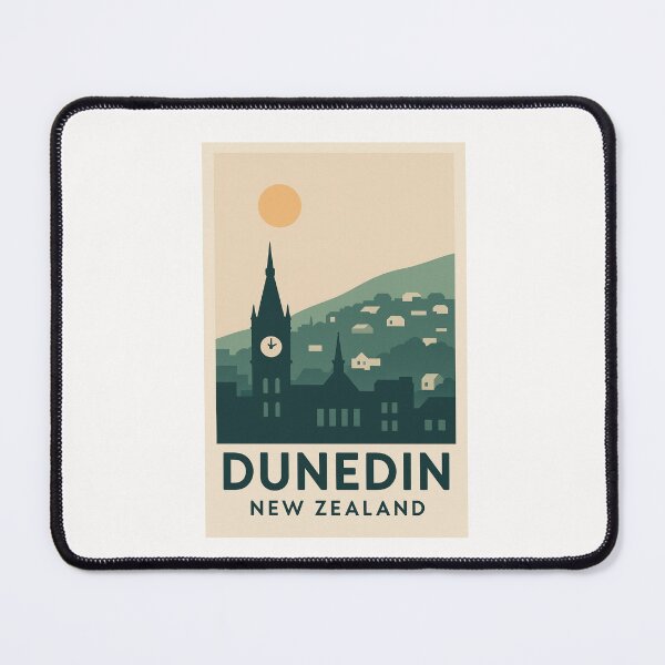 Item preview, Dunedin City Skyline and Clock Tower, New Zealand designed and sold by Places On Earth.