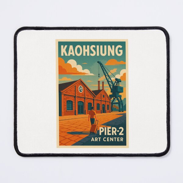 Item preview, Pier-2 Art District and Waterfront Cranes, Kaohsiung Taiwan designed and sold by Places On Earth.