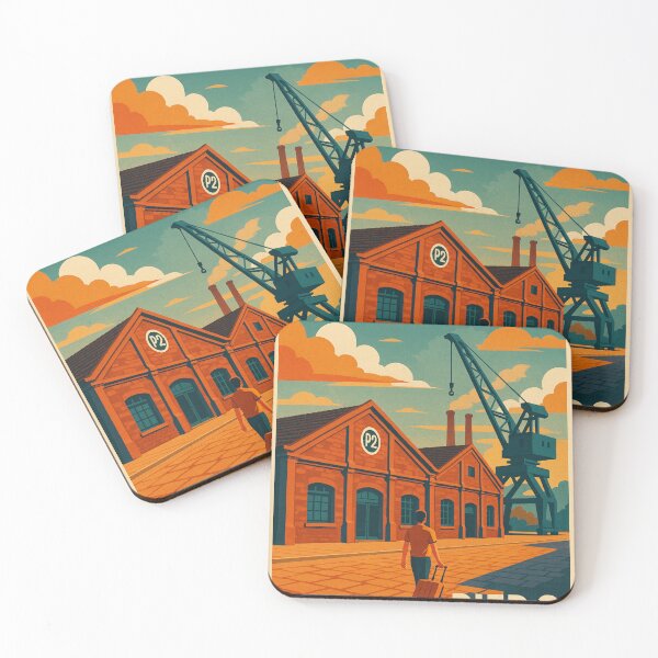 Item preview, Pier-2 Art District and Waterfront Cranes, Kaohsiung Taiwan designed and sold by Places On Earth.