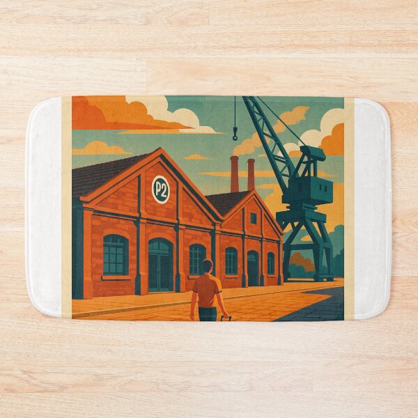 Item preview, Pier-2 Art District and Waterfront Cranes, Kaohsiung Taiwan designed and sold by Places On Earth.