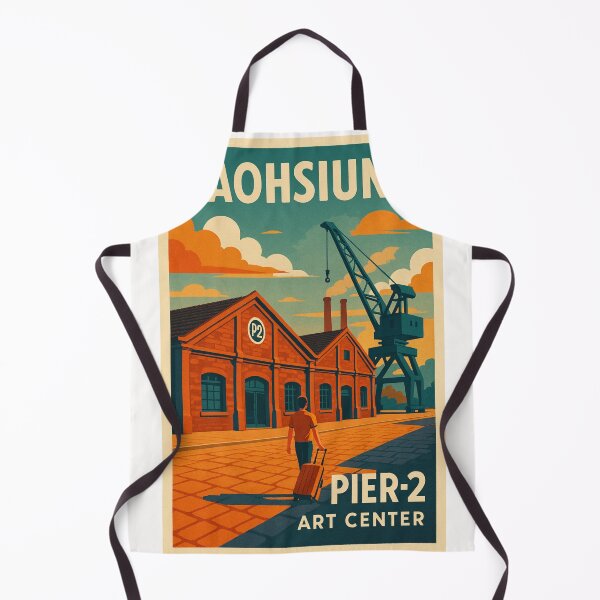 Item preview, Pier-2 Art District and Waterfront Cranes, Kaohsiung Taiwan designed and sold by Places On Earth.