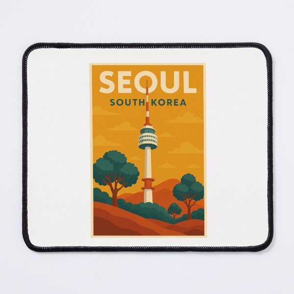 Item preview, Namsan Seoul Tower on Namsan Mountain, South Korea designed and sold by Places On Earth.