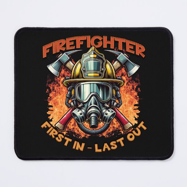 Item preview, Firefighter Helmet with Axes and Flames designed and sold by Belarte.shop.