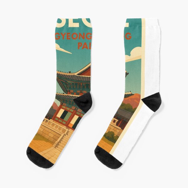 Item preview, Gyeongbokgung Palace with Mountain Backdrop, Seoul South Korea designed and sold by Aryabek.