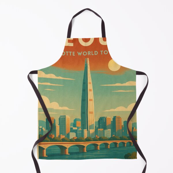 Item preview, Lotte World Tower and Han River Skyline, Seoul South Korea designed and sold by Aryabek.