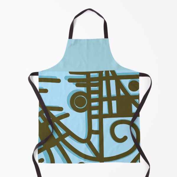Item preview, Pez abstracto azul – Estilo oceánico vintage designed and sold by Nasakrit989.