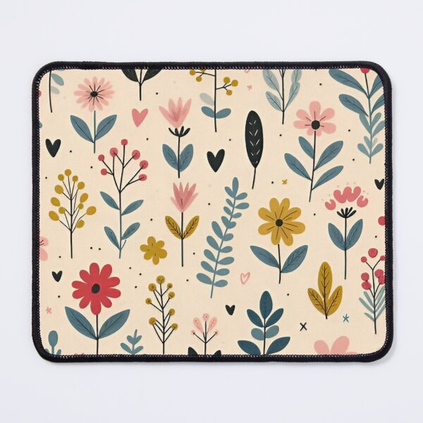 Item preview, Whimsical Hand-Drawn Floral Pattern designed and sold by InsightA.