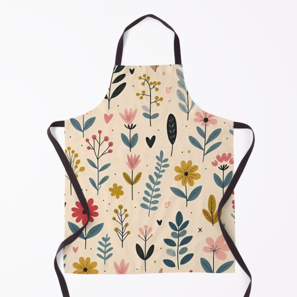 Item preview, Whimsical Hand-Drawn Floral Pattern designed and sold by InsightA.