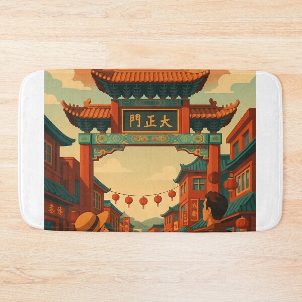 Item preview, Incheon Chinatown Arch and Lantern Street, South Korea designed and sold by Aryabek.